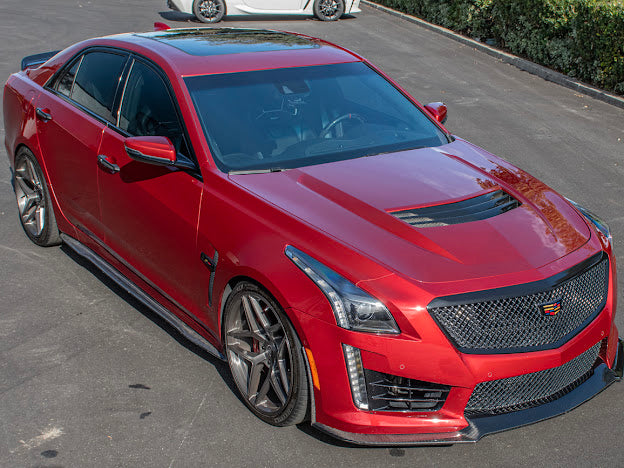 2016-2019 CADILLAC CTS-V3 FRONT SPLITTER WHEEL ARCHES - CARBON FIBER