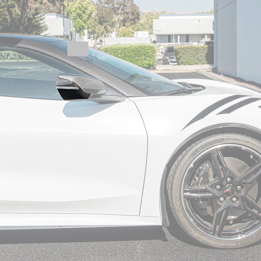 2020+ CORVETTE C8 | CARBON FIBER UPPPER AND / OR LOWER MIRROR COVERS