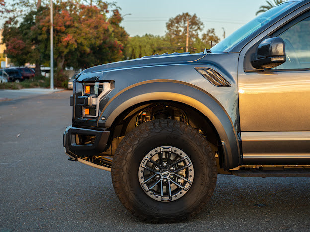 2017-2021 FORD F-150 RAPTOR | STREET SERIES PACKAGE CARBON FIBER SIDE FENDER VENTS REPLACEMENT