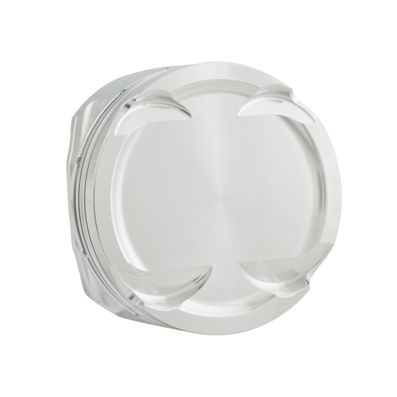 CP Pistons forged piston and ring set for Acura/Honda K24 and K20 engines, standard size, single piston with detailed components visible