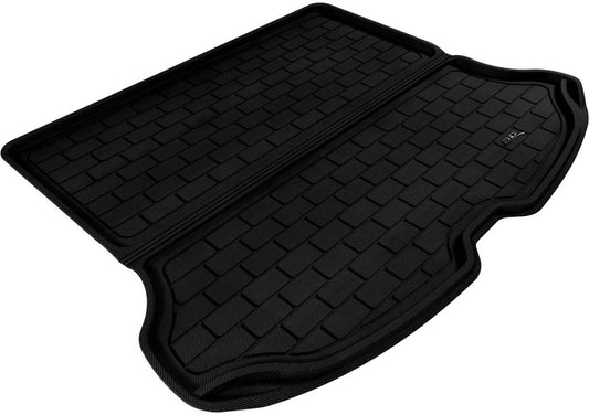 Black 3D MAXpider cargo liner for 2010-2017 Volvo XC60, heavy-duty rubber floor mats with custom fit and protective design.