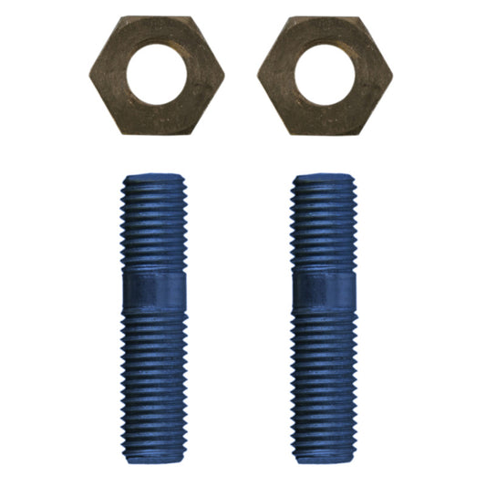 Fel-Pro Toyota Camry exhaust flange stud and nut set showing metal hardware components for secure exhaust connection.