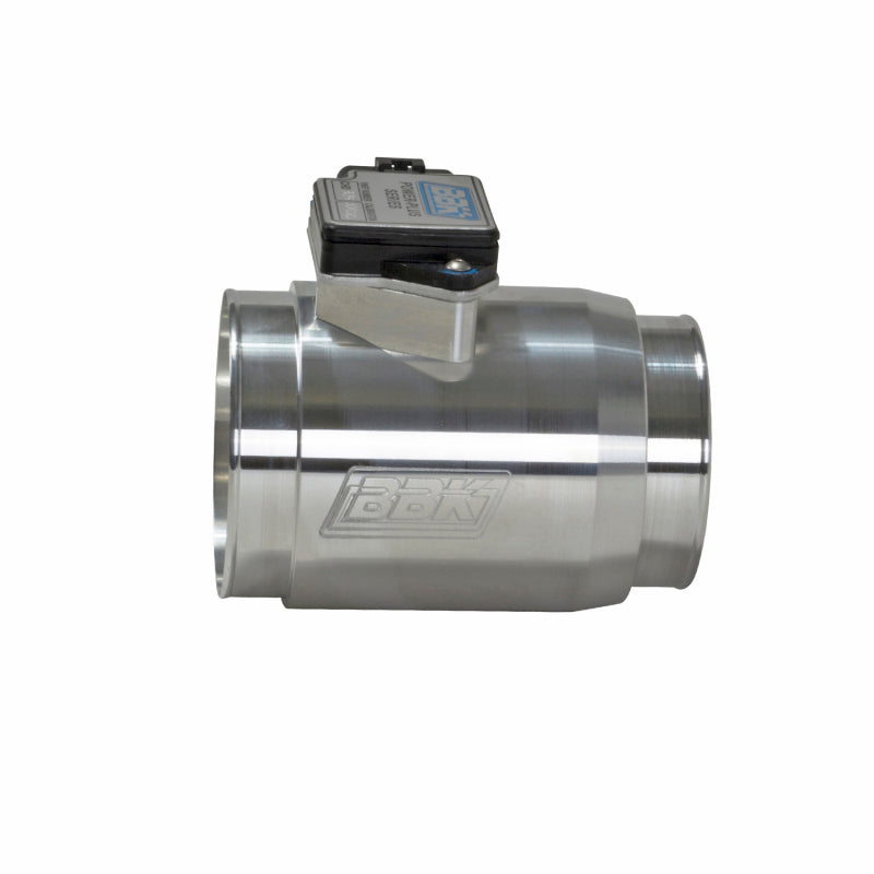 BBK 86-93 Mustang 5.0 Mass Air Meter with 76mm cold air calibration, CNC billet housing, designed for 24 lb fuel injectors.