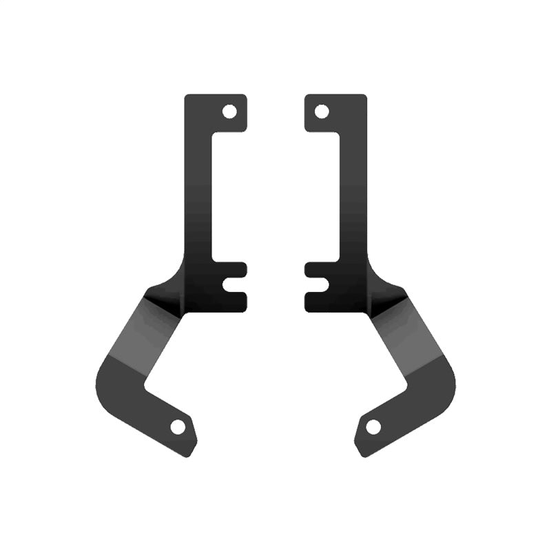 Putco Luminix hood brackets for GMC Sierra 1500 2019-2022, designed to fit Luminix block lamps PN 10004 or 10007.