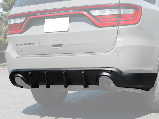 2014+DODGE DURANGO REAR BUMPER DUAL TIPS DIFFUSER