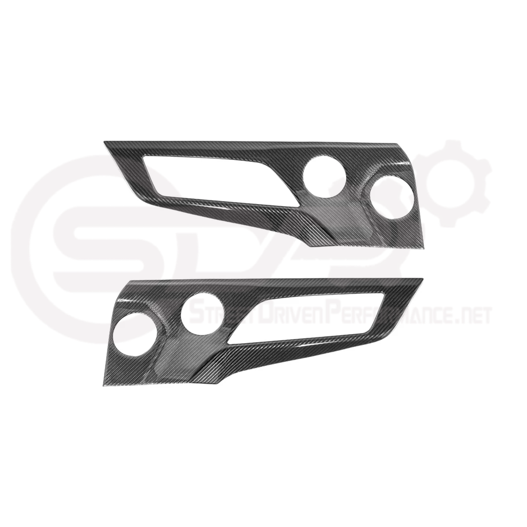 2024-UP FORD MUSTANG S650 | DRY CARBON FIBER DOOR SPEAKER PANEL TRIM COVER