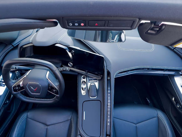 2020+ CHEVROLET CORVETTE C8 CARBON FIBER INTERIOR OVERLAY DASH TRIM