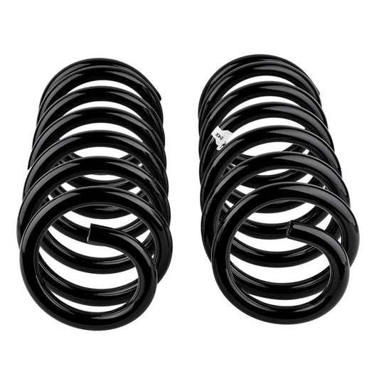 Old Man Emu rear coilover spring for Toyota Land Cruiser 200 Series, heavy-duty coil spring for off-road suspension.