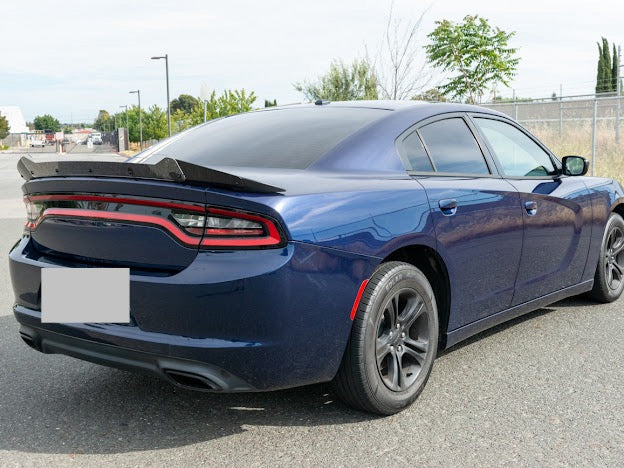 2015+ Charger SRT Extended Style Rear Trunk Lid Wickerbill Spoiler Wing