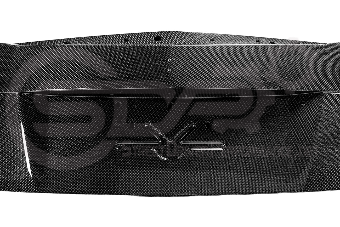 Carbon fiber rear trunk lid replacement for 2009-2015 Cadillac CTS and CTS-V V2 Sedan by Street Driven Performance.