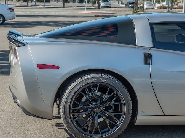 *IMPERFECTION / DISCOUNTED* 2005-2013 C6 Corvette - Extended ZR1 Style CARBON FIBER Rear Trunk Lid Spoiler Wing