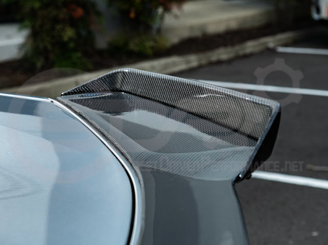 2023-Up CORVETTE C8 Z06 / E-RAY / ZR1 | CARBON FIBER 1.5 INCH EXTENDED REAR SPOILER WING WICKER BILL WINGLETS PAIR