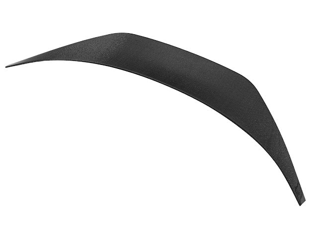 Carbon fiber rear spoiler wing for 2022-up Toyota GR86 and Subaru BRZ, JDM style, by Street Driven Performance.