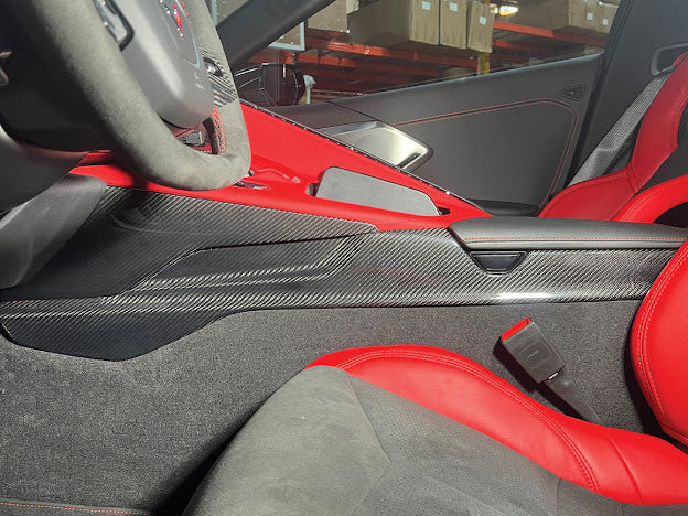 2020+ CORVETTE C8 CENTER CONSOLE SIDE UPPER TRIM VENT COVER