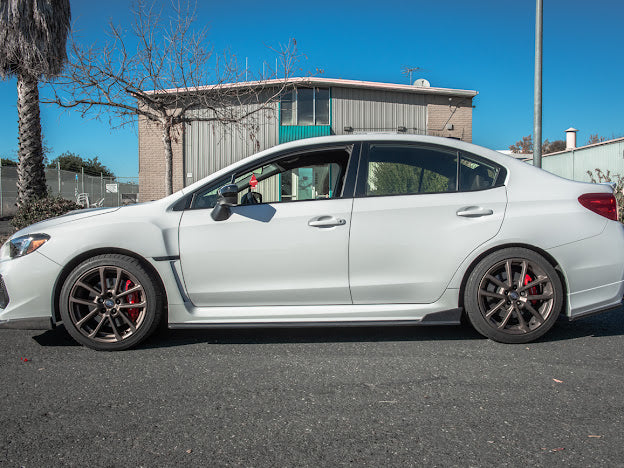 2015-2021 SUBARU WRX / STI “COMPETITION SPORT” STYLE SIDE SKIRTS ROCKER PANEL GROUND EFFECTS