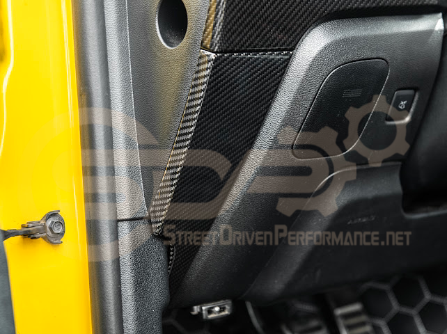 2015-2023 FORD MUSTANG S550 | CARBON FIBER  DASHBOARD LOWER TRIM COVER PAIR