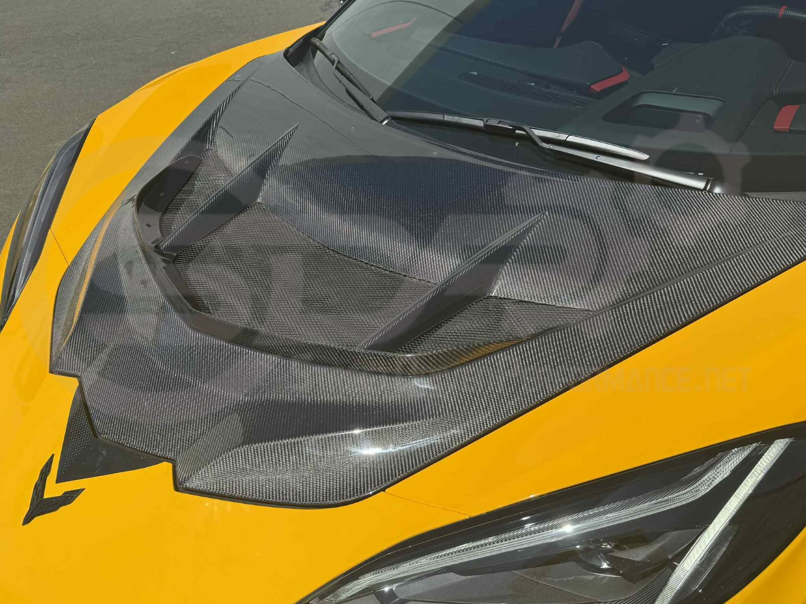 *IMPERFECTION / DISCOUNTED* 2020+ Corvette C8 | ZR1 Style Replica CARBON FIBER Front Hood