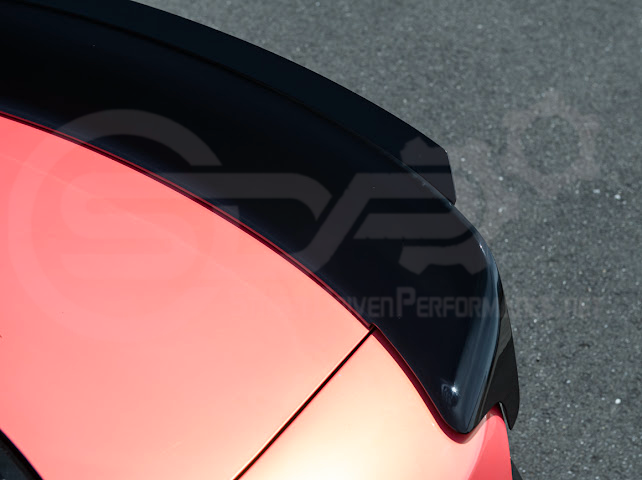 Dodge Charger SRT Hellcat Redeye style rear trunk wing spoiler in matte or gloss black, designed for 2015-2023 models.