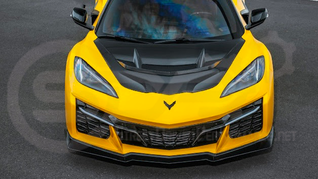 2023-Up Corvette C8 Z06 | Z07 Extended Package CARBON FIBER Front Lip Splitter Ground Effects