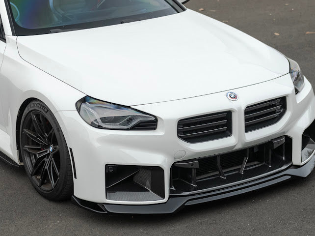 2023-Up BMW G87 M2 | Factory Style Carbon Fiber Front Upper Grille Replacement