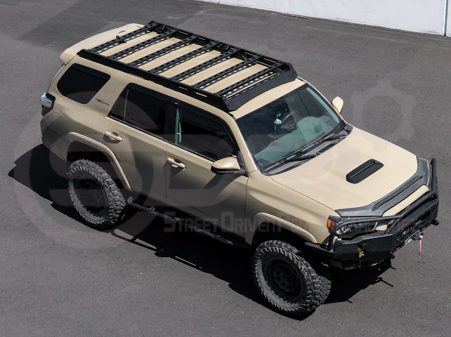 2010-2024 Toyota 4Runner | Carbon Steel Black Top Roof Rack Cargo Carrier
