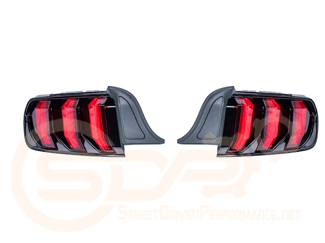 2015-2023 FORD MUSTANG S550 | SIGNAL LED XB RED / CLEAR REAR TAIL LIGHT