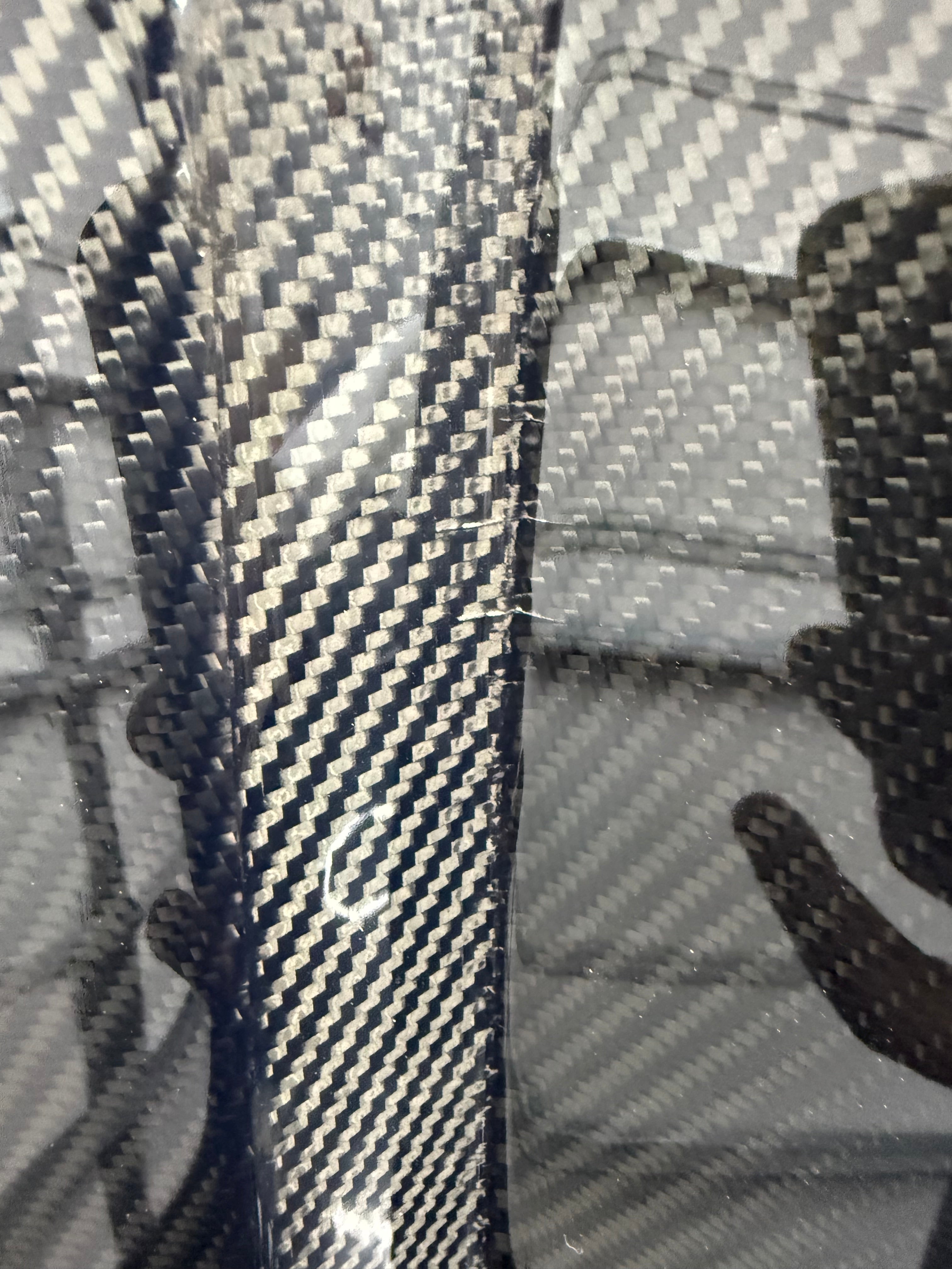 *IMPERFECTION/ DISCOUNTED* 2019-2020 Cadillac CT6  | Aggressive Style Carbon Fiber Vented Hood (All Models)