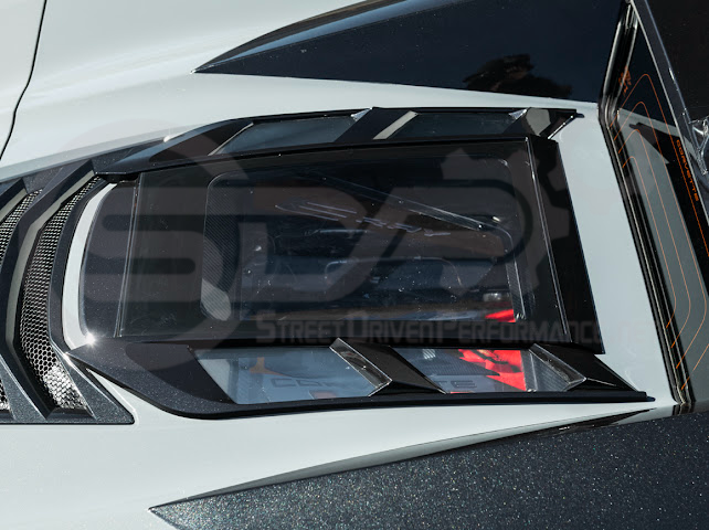 2020-UP CORVETTE C8 CONVERTIBLE | REAR HATCH UPPER HTC TONNEAU WINDOW INSERTS