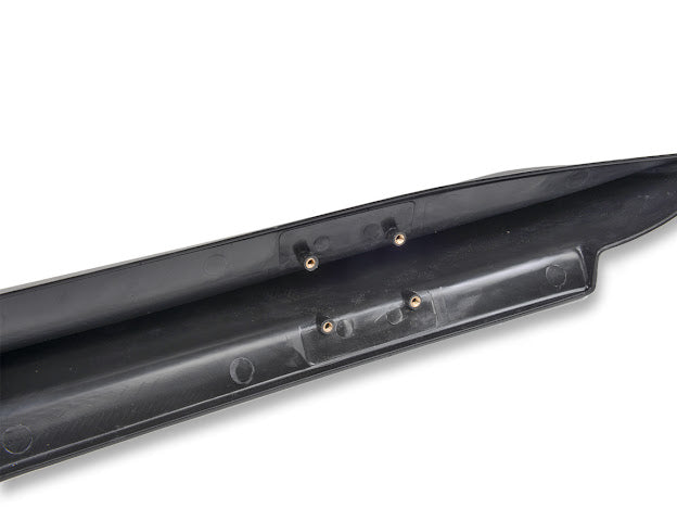 1992-1995 Honda Civic Hatchback | BYS Style PRIMER BLACK Rear Roof Wing Spoiler