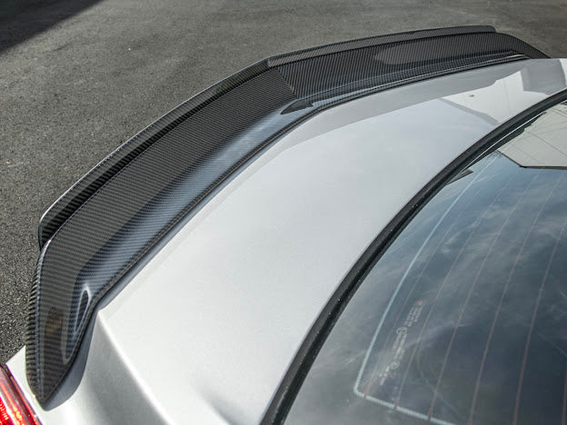 2016-2019 Cadillac ATS-V Sedan  | Wickerbill Trunk Spoiler Wing Carbon Fiber