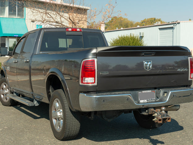2009-2018 RAM 1500, 2500, 3500 | Street Series Style ABS Plastic Matte Black Rear Tailgate Wing Spoiler