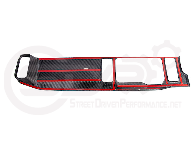 2021-UP FORD BRONCO CARBON FIBER PASSENGER SIDE DASHBOARD AC OUTLET PANEL COVER