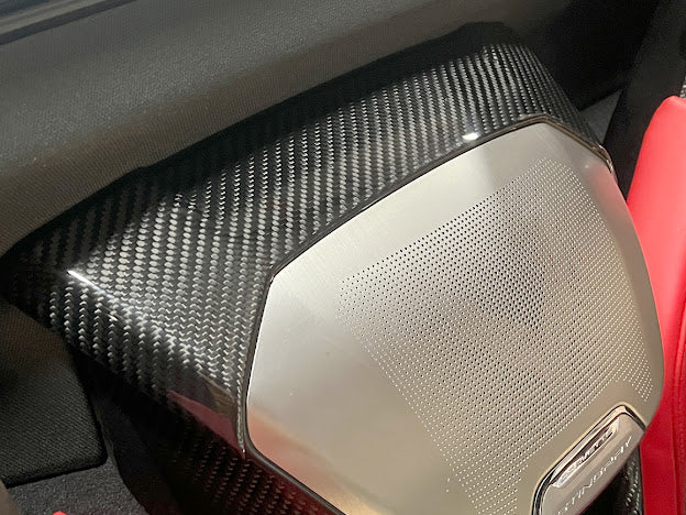 2020+ CORVETTE C8 CONVERTIBLE | CARBON FIBER INTERIOR WATERFALL SPEAKER GRILLE