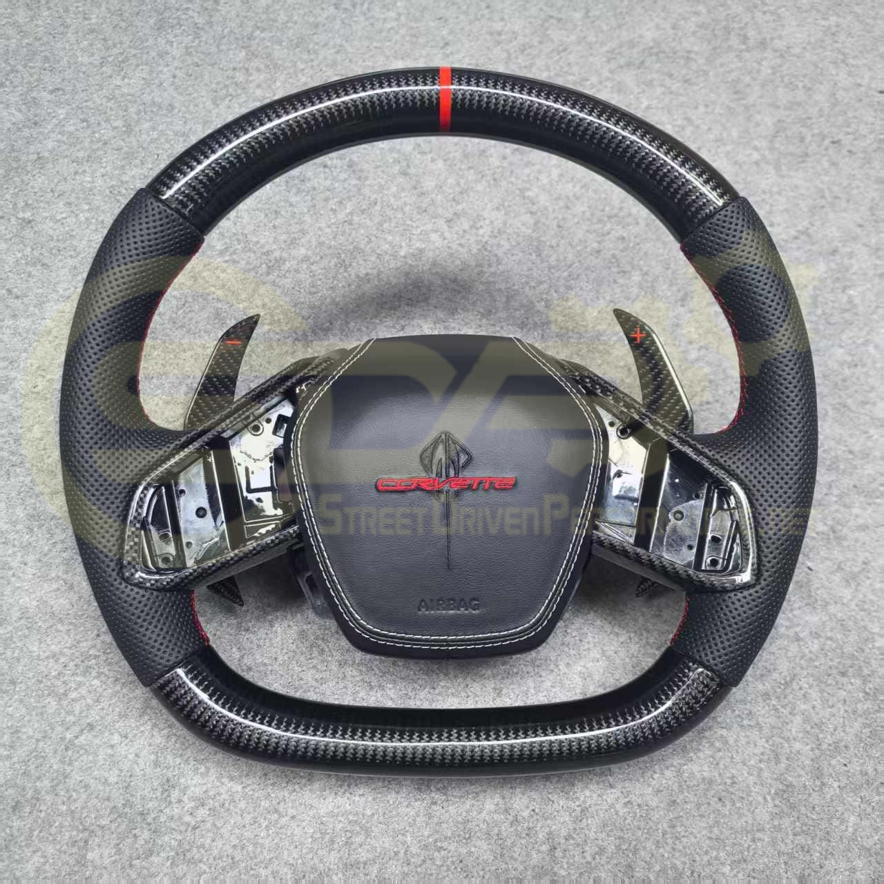 2020 - Present C8 Corvette | Custom Carbon Fiber Steering Wheel with options