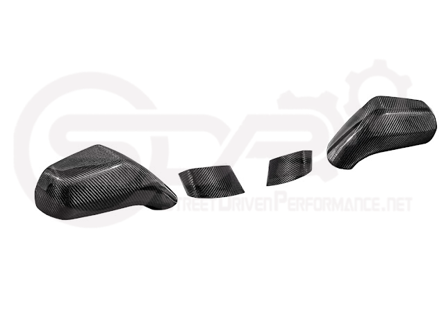 2014-2019 Chevrolet Corvette C7 | Factory Style CARBON FIBER Full Mirror Cap Covers Pair