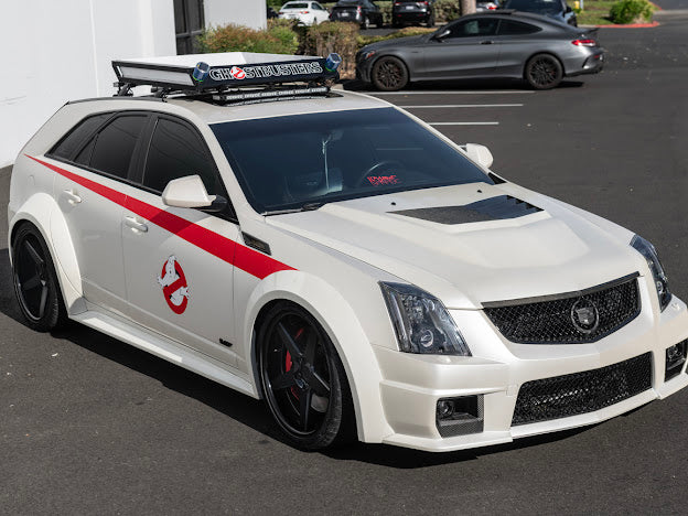 2009-2015 Cadillac CTS-V V2 - Carbon Fiber Fog Light Bezels / Covers