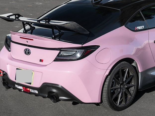 2022-Up Toyota GR86 & Subaru BRZ | Performance Swan Neck Style Carbon Fiber Rear High Wing Spoiler
