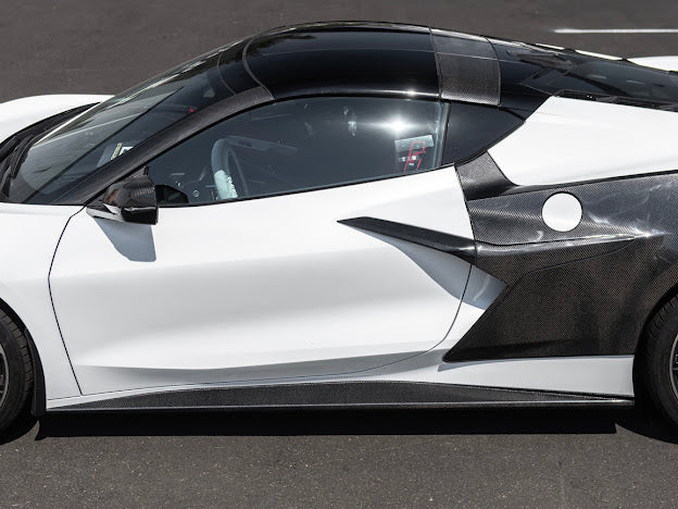 2020+ CHEVROLET CORVETTE C8 | SDP PERFORMANCE STYLE SIDE SKIRTS ROCKER PANELS GROUND EFFECTS