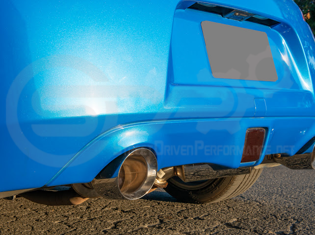 2009-2021 NISSAN 370Z Z34 STAINLESS STEEL AXLE BACK 4.5" DUAL TIPS EXHAUST (ANDOLIZED SILVER OR BURNT BLUE TIPS)