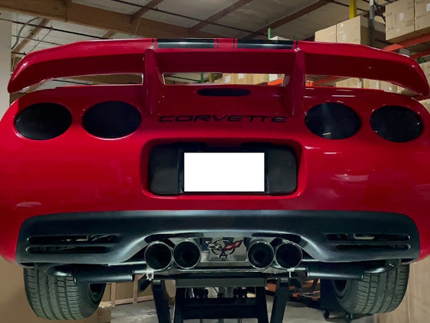 1997-2004 CORVETTE C5 MUFFLER AXLE BACK QUAD TIPS EXHAUST