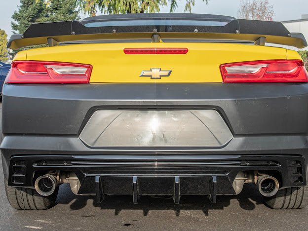 2016-Up 6th Gen Camaro - "ZL1 Performance Package" Rear Trunk Wing Wickerbill Spoiler - for all models