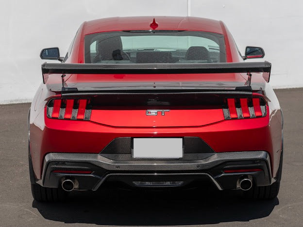 2024-Up Ford Mustang S650 | GT Style CARBON FIBER Rear Bumper Diffuser