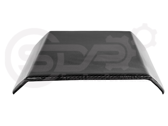 2024-Up Tesla Cybertruck | Interior DRY Carbon Fiber Armrest Trim Cover (Copy)