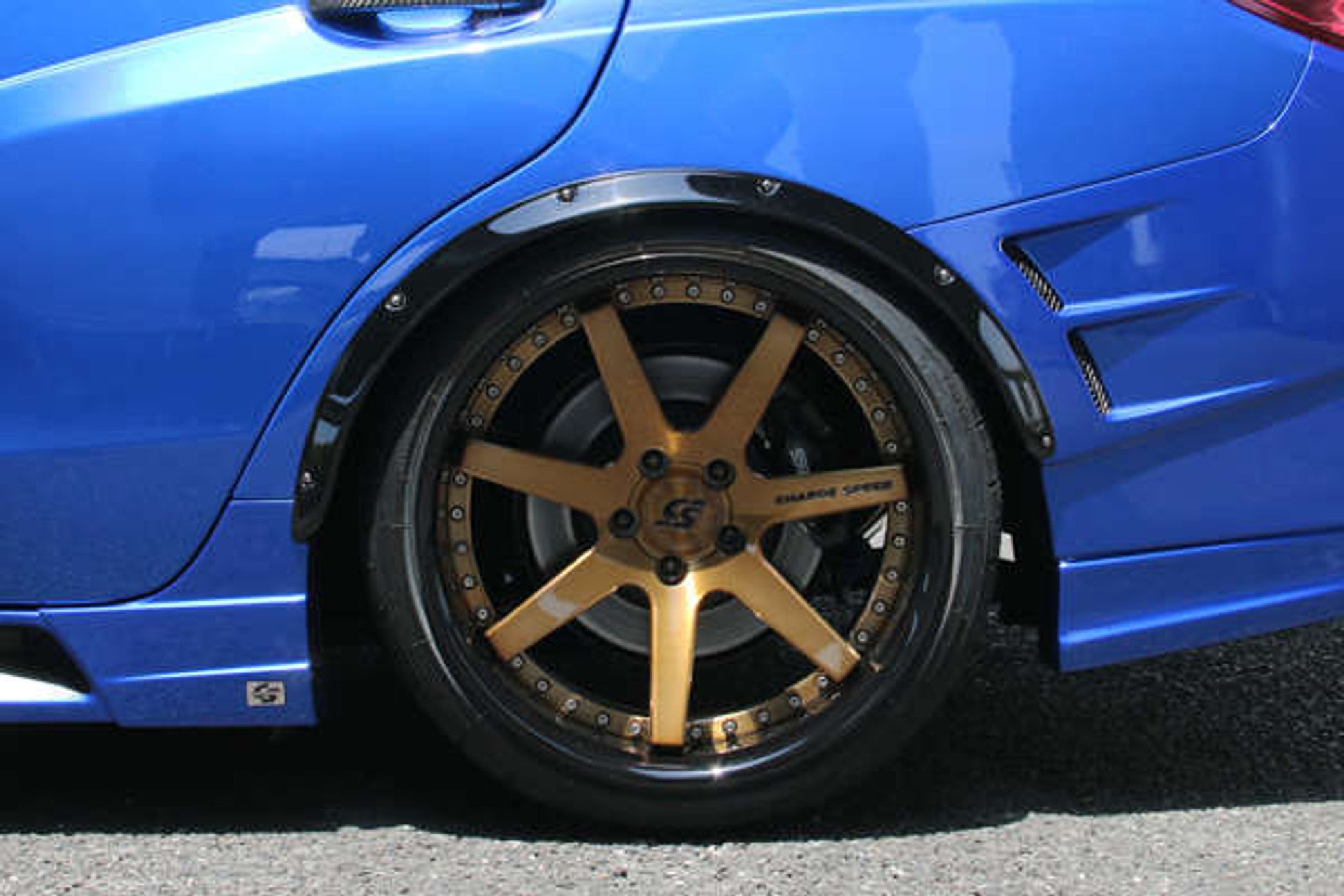Charge Speed 2015-2021 Subaru WRX/ STi VA S4 FRP Complete Bubble Over Front & Rear Fenders Set for Charge Speed "Wide Body"
