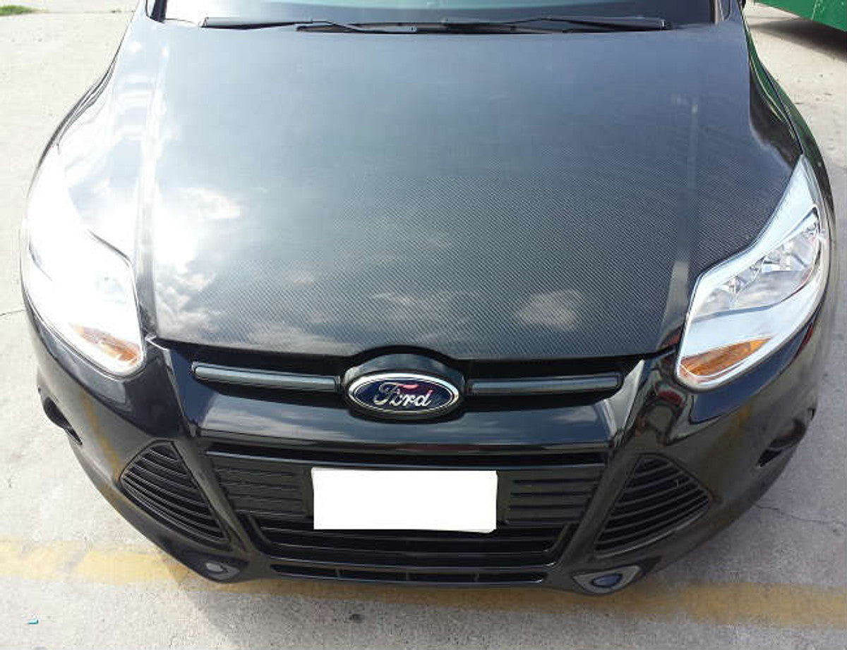 AC964HC - Advan OEM Design 2012-2014 Ford Focus All Models Carbon Hood