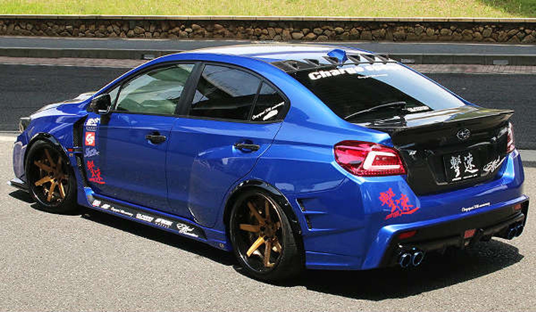 Charge Speed 2015-2021 Subaru WRX/ STi Type 1A FRP Wide Body Complete Kit with Type A FRP FRONT LIP