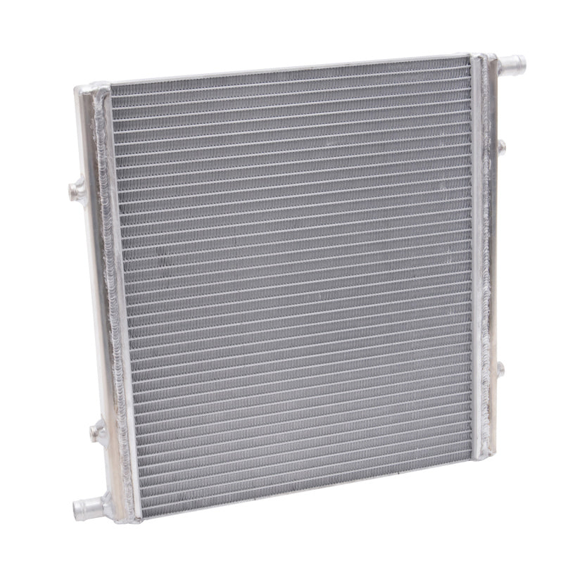 Edelbrock intercooler heat exchanger, single pass, 22,000 Btu/hr, silver, 16x16x1.5 inches, for engine cooling