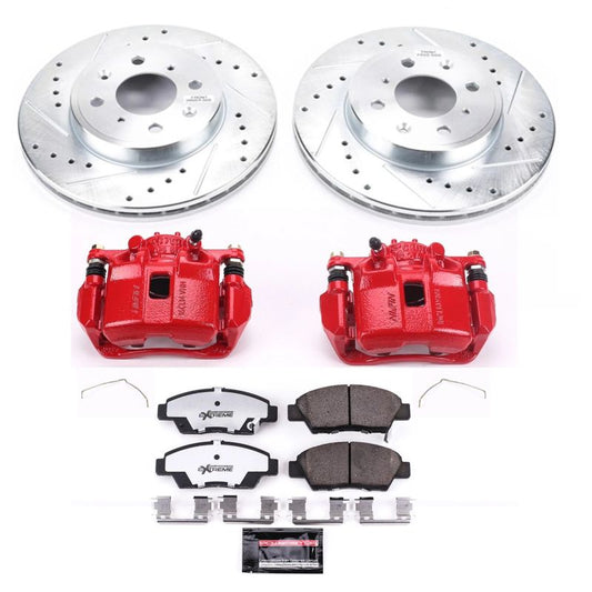 PowerStop 15-19 Honda Fit Z26 Street Warrior brake kit with performance calipers and rotors for enhanced braking.