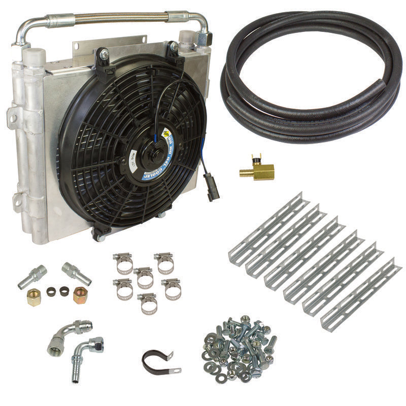 BD Diesel Xtrude Double Stacked Transmission Cooler Kit - Universal 5/8in Tubing