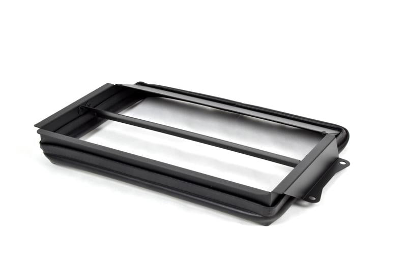 GrimmSpeed 15-21 Subaru WRX top mount intercooler kit showing polished aluminum intercooler with mounting brackets and hoses